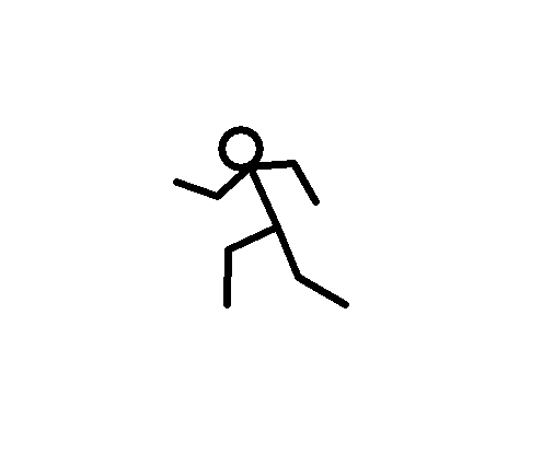 火柴人跑步怎么画 如何制作一个正在奔跑的火柴人动画形象?